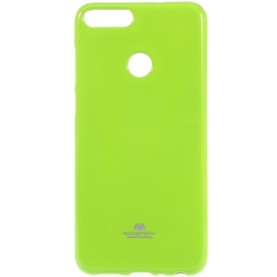 Huawei P smart 2018 (Enjoy 7S) žalias Mercury kieto silikono (TPU) dėklas - nugarėlė / Priedai.lt