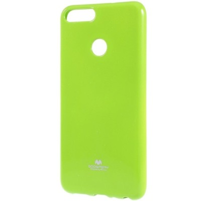 Huawei P smart 2018 (Enjoy 7S) žalias Mercury kieto silikono (TPU) dėklas - nugarėlė / Priedai.lt