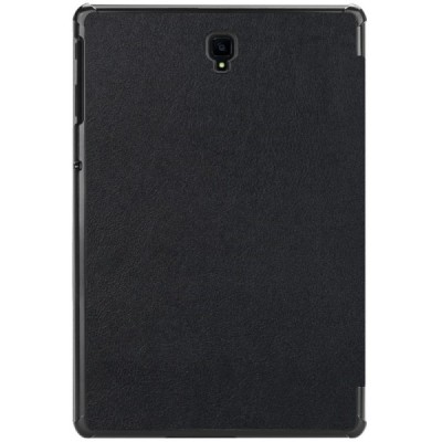 Samsung Galaxy Tab S4 10.5 (T835, T830) atverčiamas juodas odinis dėklas - knygutė (sulankstomas) / Priedai.lt