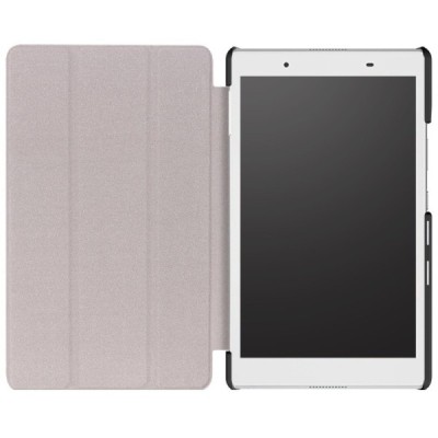 Lenovo Tab4 8.0 (TB-8504F) atverčiamas auksinis odinis dėklas (sulankstomas) / Priedai.lt