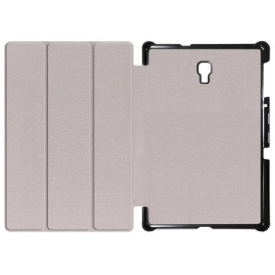 Samsung Galaxy Tab A 10.5 2018 (T590, T595) Wood atvēramais krāsains, balts maciņš / Vacins.lv