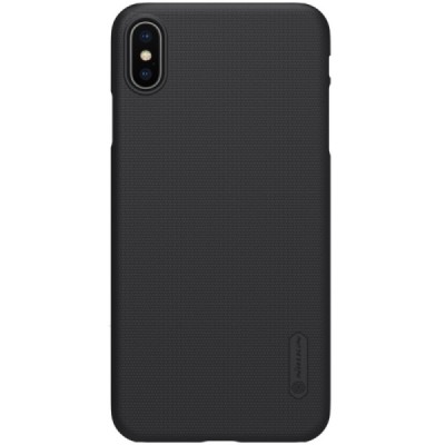 Nillkin Frosted Shield Apple iPhone Xs Max juodas plastikinis dėklas / Priedai.lt