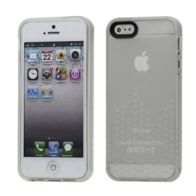 Skaidrus, kieto silikono (TPU) Apple iPhone SE (5, 5s) dėklas (dėkliukas) / Priedai.lt
