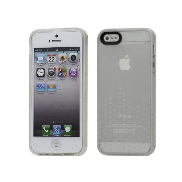 Stilingas silikoninis dėklas - skaidrus (iPhone 5 / 5S / SE 2016)