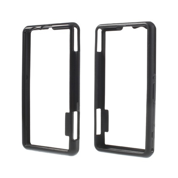 Silikoninis rėmelis (bamperis) - juodas (Xperia Z1 compact)