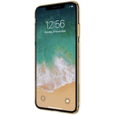 Apple iPhone Xs Max Nillkin Nature brūns (caurspīdīgs) silikona planākais apvalks / Vacins.lv