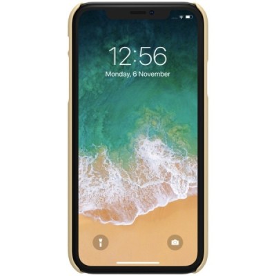 Nillkin Frosted Shield Apple iPhone Xr auksinis plastikinis dėklas / Priedai.lt
