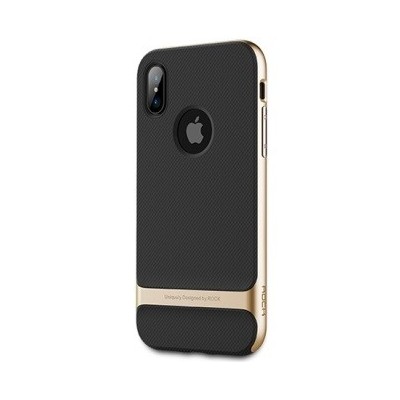 „Rock“ Royce pastiprinātas aizsardzības zelta Apple iPhone X (iPhone Xs) apvalks / Vacins.lv