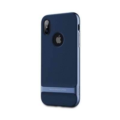 „Rock“ Royce pastiprinātas aizsardzības zils Apple iPhone X (iPhone Xs) apvalks / Vacins.lv