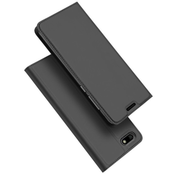 „Dux Ducis“ Skin atvērams maciņš - melns (Y5 2018 / Honor 7S)