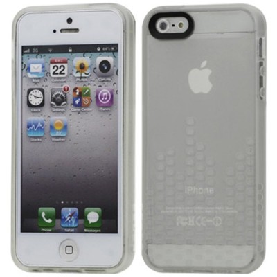 Skaidrus, kieto silikono (TPU) Apple iPhone SE (5, 5s) dėklas (dėkliukas) / Priedai.lt