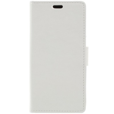 Huawei Y5 2018 (Honor 7S) atvēramais ādas balts maciņš, grāmata (maks) / Vacins.lv