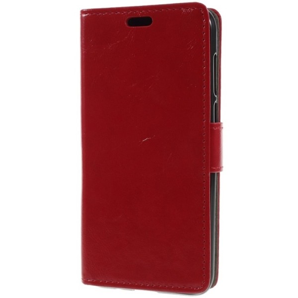 Atvēramais maciņš, grāmata - sarkans (Y5 2018 / Honor 7S)