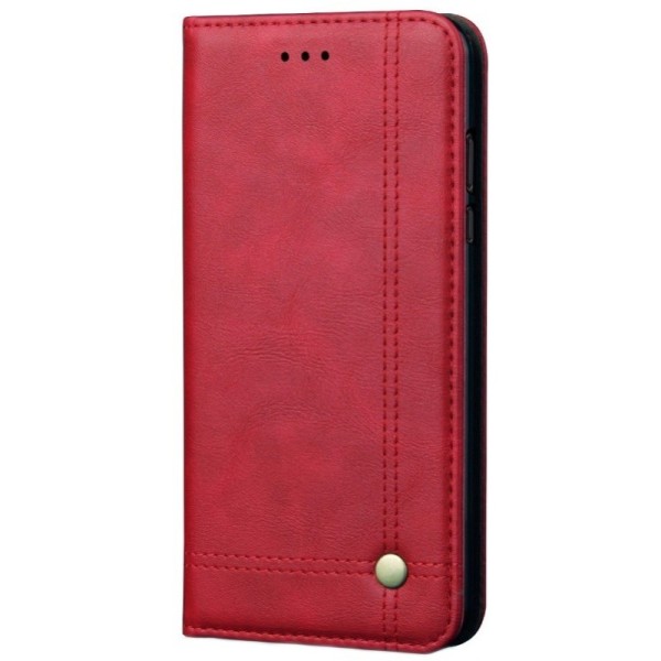 „Deluxe“ atvēramais maciņš - sarkans (Y5 2018 / Honor 7S)