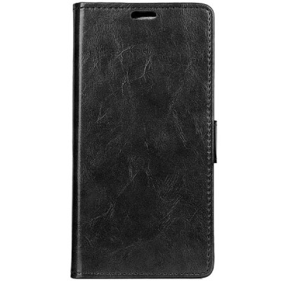 Huawei Honor Play atvēramais ādas melns maciņš, grāmata (maks) / Vacins.lv