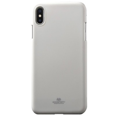 Apple iPhone Xs Max Mercury balts cieta silikona (TPU) apvalks / vacins.lv