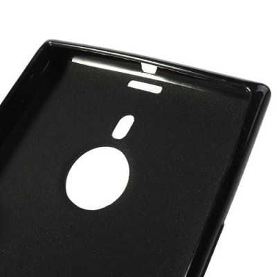 Nokia Lumia 1520 melns cieta silikona futrālis / Vacins.lv