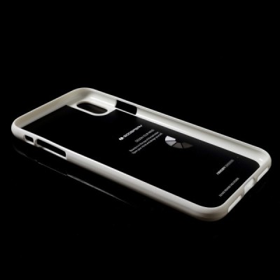 Apple iPhone Xs Max Mercury balts cieta silikona (TPU) apvalks / vacins.lv