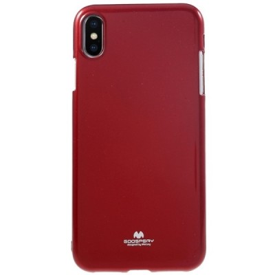 Apple iPhone Xs Max Mercury sarkans cieta silikona (TPU) apvalks / vacins.lv