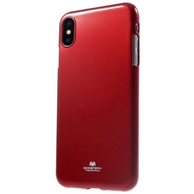 Apple iPhone Xs Max Mercury raudonas kieto silikono TPU dėklas - nugarėlė / Priedai.lt