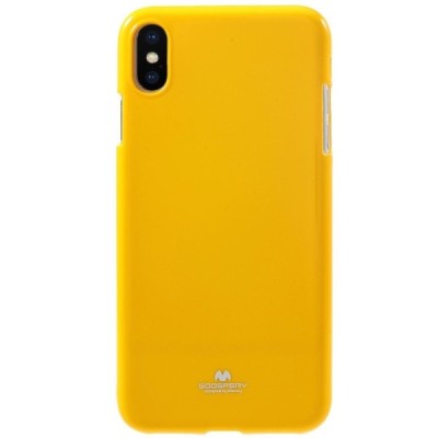 Apple iPhone Xs Max Mercury dzeltens cieta silikona (TPU) apvalks / vacins.lv
