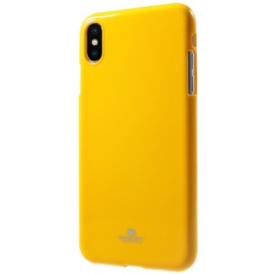 Apple iPhone Xs Max Mercury dzeltens cieta silikona (TPU) apvalks / vacins.lv