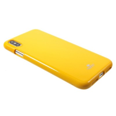 Apple iPhone Xs Max Mercury dzeltens cieta silikona (TPU) apvalks / vacins.lv
