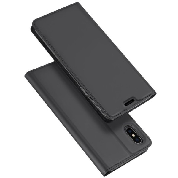 „Dux Ducis“ Skin atvērams maciņš - melns (iPhone Xs Max)