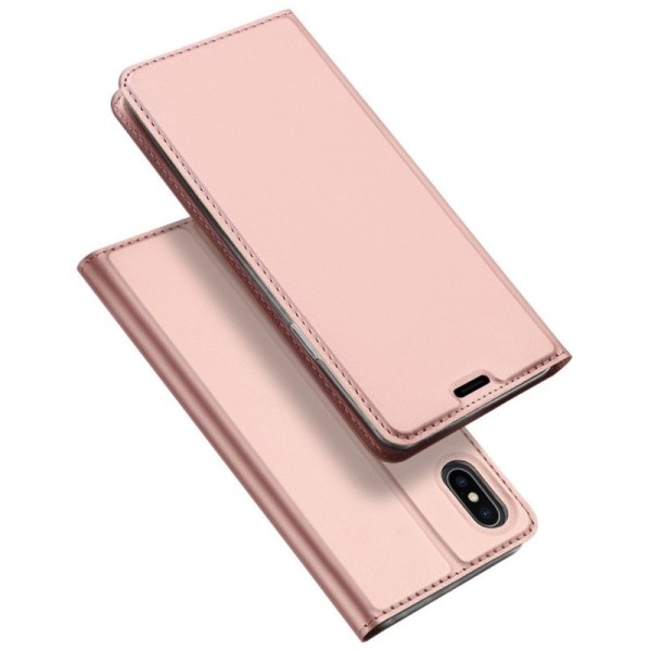 „Dux Ducis“ Skin atvērams maciņš - rozs (iPhone Xs Max)