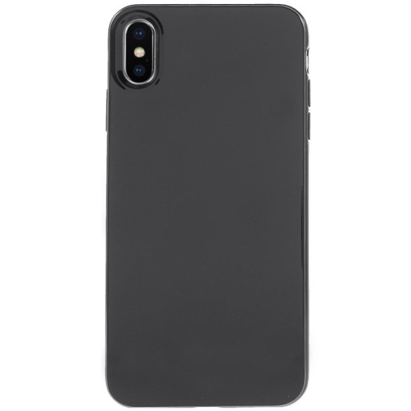 Kieto silikono dėklas - juodas (iPhone Xs Max)