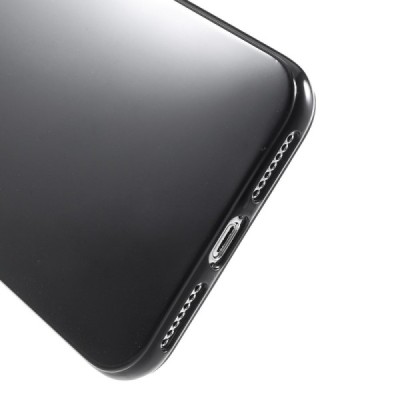 Apple iPhone Xs Max kieto silikono TPU juodas dėklas - nugarėlė / Priedai.lt