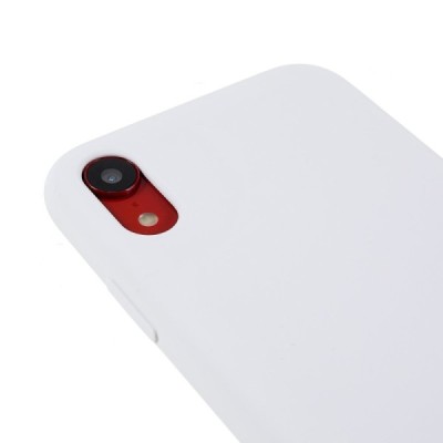 Apple iPhone Xr Shell cieta silikona (TPU) balts apvalks | vacins.lv