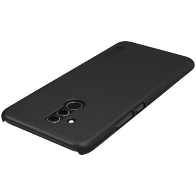 Huawei Mate 20 Lite Nillkin Frosted Shield juodas plastikinis dėklas / Priedai.lt