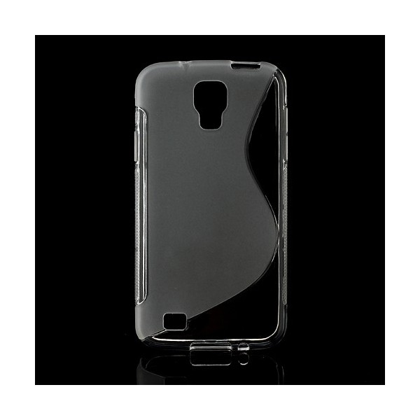 Silikoninis dėklas - skaidrus (Galaxy S4 active)