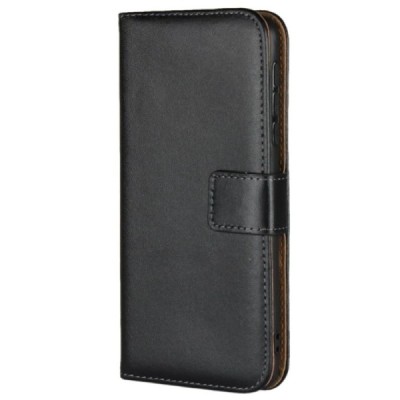 Nokia 3.1 (2018) atvēramais ādas melns maciņš, grāmata (maks) / Vacins.lv