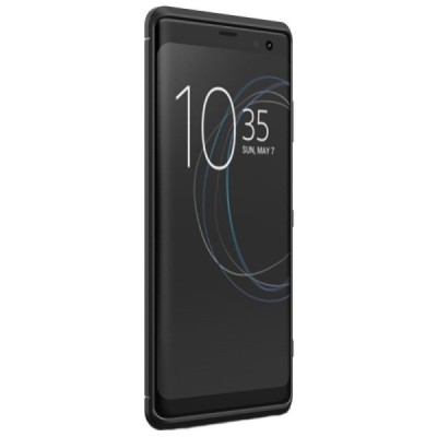 Sony Xperia XZ3 „Carbon“ cieta silikona (TPU) melns apvalks / vacins.lv