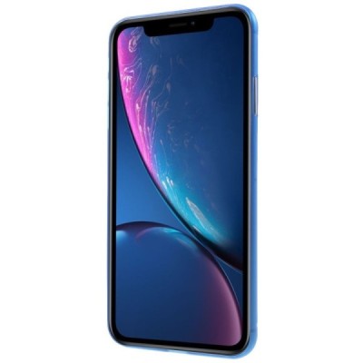 Ploniausias pasaulyje plastikinis Apple iPhone Xs Max mėlynas dėklas - nugarėlė / Priedai.lt