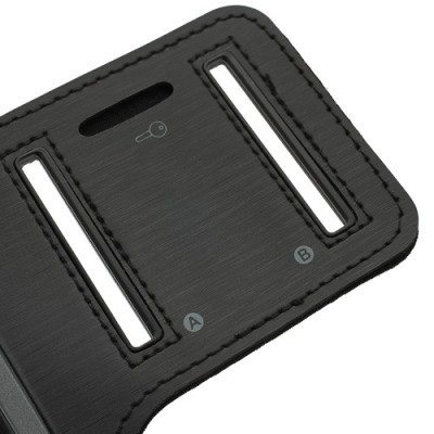 Futrālis sportam (rokas saite) - melns, universāls (S izmērs) / Vacins.lv