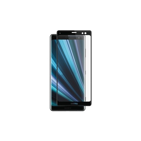 „Mocolo“ Tempered Glass ekrāna aizsargstikls 0.26 mm - melns (Xperia XZ3)