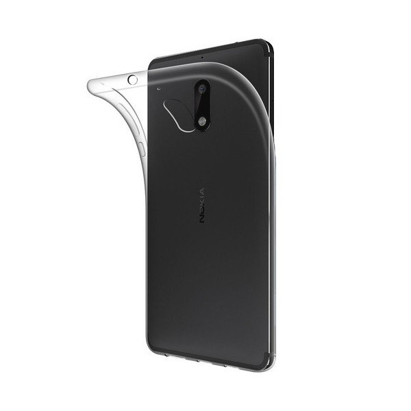 Cieta silikona (TPU) apvalks - dzidrs (Nokia 5.1 2018)