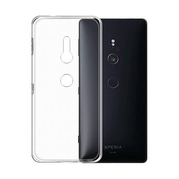 Cieta silikona (TPU) apvalks - dzidrs (Xperia XZ3)