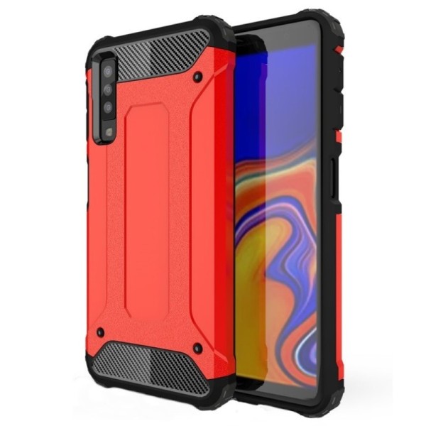 Pastiprinātas aizsardzības apvalks - sarkans (Galaxy A7 2018)