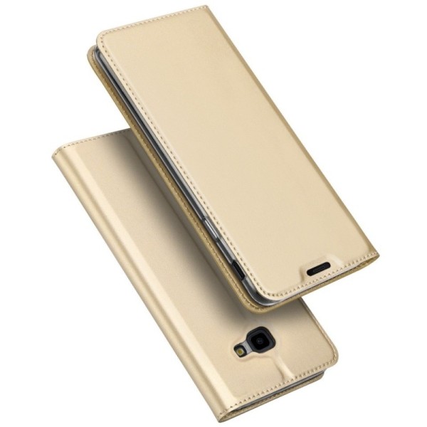 „Dux Ducis“ Skin atvērams maciņš - zelta (Galaxy J4+