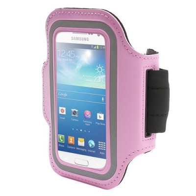 Futrālis sportam (rokas saite) - rozs, universāls (S izmērs) / Vacins.lv