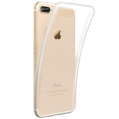 Apple iPhone 7 Plus (iPhone 8 Plus) kieto silikono TPU skaidrus dėklas - nugarėlė / Priedai.lt
