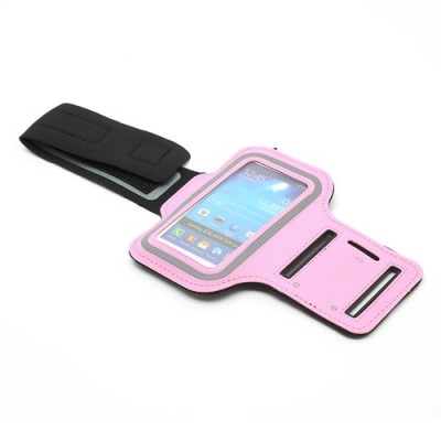 Futrālis sportam (rokas saite) - rozs, universāls (S izmērs) / Vacins.lv