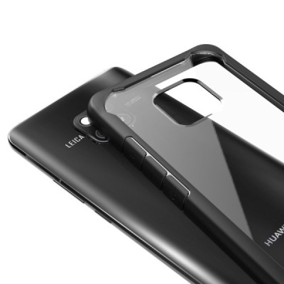Huawei Mate 20 Pro „Cocose“ dzidrs apmales melnā krāsā apvalks / Vacins.lv