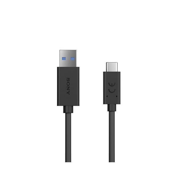 „Sony“ Fast Charging USB Type-C laidas - juodas (1 m.)