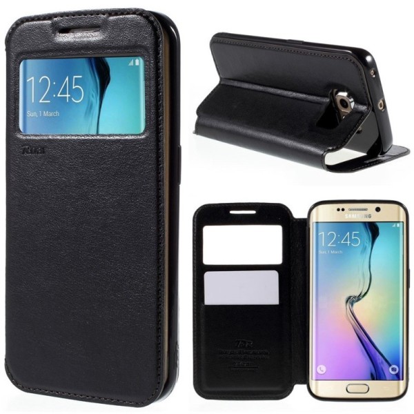 „Roar“ Noble atvēramais futrālis - melns (Galaxy S6 Edge)