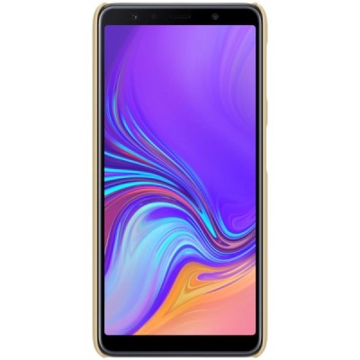 Samsung Galaxy A7 2018 Nillkin Frosted Shield zelta plastmasas apvalks / vacins.lv